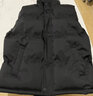 真维斯（Jeanswest）春秋季韩版马甲男女潮流立领棉服修身bf坎肩背心冬季保暖马夹外套 黑色 M 实拍图