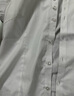 EAEOVNI短袖衬衫女职业装夏季棉女士白色衬衣通勤面试银行正装气质工作服 纯白色短袖【V.领】 39 【118-128斤】 实拍图