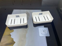 谷瑞鸟免打孔肥皂盒壁挂式卫生间双层肥皂沥水盒家用浴室墙上香皂置物架 【白色】4个装（带沥水盘） 无规格 实拍图