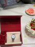 天王（TIAN WANG）手表女 520情人节礼物昆仑系列钢带机械女表白色LS5876S.D.S.W 实拍图