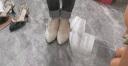 朴尼斯 Pounise 单鞋女韩版百搭气质浅口大码船鞋平底柔软小码女鞋子 PQM-07 杏色 40/250(1.5) 晒单实拍图