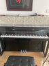 桃夫人蕾丝钢琴罩盖巾布艺半罩简约现代田园美式智能电钢琴套防尘保护罩 金玫瑰金咖色 单独通用型钢琴巾90*200 实拍图