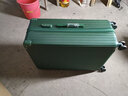 蒂芙卡妮超大容量行李箱拉链款男出差飞机托运拉杆箱防刮抗摔女学生万向轮大尺寸加厚旅行箱密码箱皮箱 墨竹绿【防刮耐磨】 100英寸【出国搬家】 实拍图