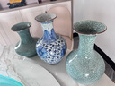 傲世景德镇陶瓷器仿古中式花瓶工艺品客厅摆件艺术品玄关博古架装饰品 仿古裂纹赏瓶+底座+证书 实拍图