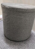 甄沐沙发墩布艺小凳子家用矮凳圆凳简约客厅沙发茶几凳创意墩子网红实 浅藏青 直径32*高28cm 实拍图