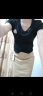苏洛琳2024年春夏季新款女士牛仔套装夏天气质女神范衣服小个子连衣裙 黑色配卡其 M(建议 95-105斤) 晒单实拍图