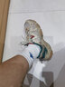 adidas三双装舒适袜子男女阿迪达斯官方   白/红荧光/亮蓝/草坪绿   M 实拍图