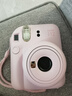 富士（FUJIFILM） instax mini12立拍立得一次成像相机 一次成像旅游相机可替换相纸 mini12 浅樱粉（香港仓发） 实拍图