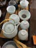 龙寅龙寅便携式旅行功夫茶具套装随行茶具家用户外哥窑茶具茶叶罐 旅行茶具青瓷款 实拍图