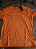 乔丹短袖男t恤夏季透气速干衣冰丝跑步T恤半袖运动服上衣 太阳橙 透气速干-1267F 3XL 实拍图