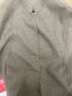 金狐狸品牌秋冬新款双面羊毛大衣女狐狸毛领斗篷披肩韩版毛呢皮草外套 混咖色 S (85~115) 实拍图