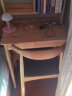 布匠家私 北欧实木小书桌迷你小型70窄桌子单人写字桌60cm长卧室电脑桌 0.7米单桌带书架+牛角椅 晒单实拍图