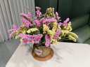 爱满（AIMAN）云南鲜花干花花束勿忘我情人草组合满天星客厅真花插花家居摆设 黄  粉勿+草  【含圆花篮】 实拍图