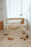 酷豆丁智能婴儿床多功能拼接大床可移动折叠幼儿新生床尿布台围栏儿童床 奶油风【智能旗舰款】 实拍图