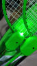 万凯发光羽毛球拍夜用健身减肥运动装备初学男女学生单双耐用训练器材 发光款【绿色球拍2+球4+包1】 晒单实拍图