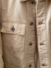 马登工装 美式复古重磅棉籽壳翻领夹克阿美咔叽多口袋休闲外套男上衣 米白色 S 晒单实拍图