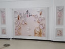 金丝雀（ANARY）自带边框五宫格壁画客厅壁布电视背景墙欧式墙布无缝影视墙壁纸 3D丝绸布/平方米（无缝整张） 实拍图
