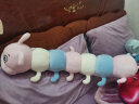 品创可爱毛毛虫毛绒玩具布娃娃玩偶抱枕公仔布偶女生床上睡觉夹腿儿童 粉色开心款 80厘米 实拍图