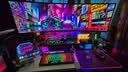 雷蛇（Razer）烈焰神虫V2专业版鼠标垫 RGB幻彩 细致纹理 防滑橡胶底面 黑 实拍图