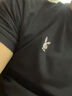 花花公子（PLAYBOY）短袖T恤男潮流2025春夏季男士体恤打底衫圆领上衣男装 黑色 L 实拍图
