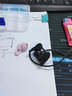 比博欧适用Huawei华为FreeLace Pro蓝牙耳机硅胶套耳机套FreeLace Pro2耳塞鲨鱼鳍运动防掉耳帽耳机配件 曜石黑中号【一对，送收纳盒】 实拍图