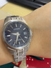 西铁城（CITIZEN）手表男表女表简约休闲光动能电波情侣手表日期显示情人节礼物 EC1180-81L 实拍图