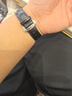 比握特（BeauW）真皮手表带男女原装配件表链代用天梭1853力洛克T035杜鲁尔俊雅 黑色【无扣不开口，开口需备注】 18mm 实拍图