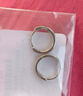榛橙 S999足银素圈耳环女高级感简约耳圈ins风睡觉免摘情侣款耳钉新款养耳洞时尚耳扣 【通体999银】12mm耳圈1对（适合耳垂） 银色 实拍图
