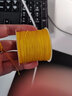 71号玉线编织线材0.4mm佛珠线穿珠蜜蜡手链项链吊坠绳串珠线细线 71号玉线金黄色(约100米) 实拍图