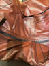 萨拉维夫（Sllavif）品牌男士真皮皮衣夹克男春季款2024新款中青年春秋薄款外套潮 棕色 M 晒单实拍图