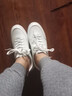 回力男鞋小白鞋冬季板鞋男士百搭款休闲轻便运动纯白色简约平底鞋子男 白色【加绒款】 41 实拍图