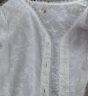 茵曼（INMAN）100%棉法式绣花衬衣2024夏女装新款气质短袖洋气通勤休闲白上衣 米白色 M 晒单实拍图