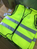 9F 反光背心马甲反光衣建筑工地工程施工交通环卫安全警示工作服可印字 黄绿色透气款 实拍图