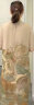 皮尔卡丹（pierre cardin）母亲节妈妈夏装新款旗袍连衣裙40岁50中老年女装夏季洋气中式裙子 卡其色2号色 2XL (推荐115-130斤) 晒单实拍图