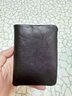 ANDSEEYOU品牌 真皮男士手包 拉链短款钱包软皮竖款皮夹子手工头层牛皮钱夹 黑色 牛皮 实拍图