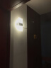 雷士（NVC） （NVC）壁灯 现代简约长方形床头灯壁灯 优雅时尚卧室书房壁灯灯 纯简 6瓦 白色款壁灯【两只装】 实拍图