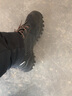 探路者（TOREAD）官方正品登山鞋男秋冬户外防泼水高帮防滑耐磨雪地通勤户外徒步鞋 黑色(四季款) 41 (255mm) 实拍图