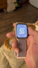 KMaxAI适用Apple Watch S11/10尼龙编织表带苹果手表SE 3/9/8/7/6/5代运动手表带多巴胺魔术贴 41/42砂粉 实拍图