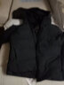 雅鹿【鹅绒】羽绒服男士冬季时尚加厚冬装短款派克服防寒外套男D 黑色 可拆卸帽子|鹅绒填充 XL /180 130-145斤 实拍图