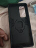 罗科 适用oppo reno5手机壳全包reno5pro/pro+硅胶男款5k磁吸指环磨砂防摔保护套 Reno5 Pro+ 指环铠甲壳【炫酷黑】+水凝膜 实拍图