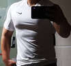 耐克（NIKE）官方 t恤男装 25夏新款DRI-FIT快干运动休闲服跑步健身透气短袖男 【晒图-5】速干防晒-白色 M （建议体重110斤-130斤左右） 实拍图