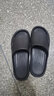 百慕倾臣夏季凉拖鞋女士室内外简约休闲舒适百搭软底防滑静音情侣拖鞋男 经典款【黑色】 42-43 正码 实拍图