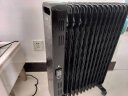 美的（Midea）取暖器 大面积暖器烤火炉油汀13片家用办公室干衣2200W恒温  电暖气 取暖器家用 NYX-G1 实拍图