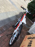 美昱 山地自行车男女成人变速单车青少年学生公路越野赛车城市通勤车 弯梁白红十刀一体轮 24寸24速 实拍图