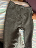 AB内衣珊瑚绒加厚长裤男士棉毛裤中老年秋冬裤子加绒保暖裤 深麻灰 3XL 实拍图