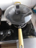 安尚家用老式无涂层烹饪炒菜锅具铸铁锅具电磁炉燃气煤气灶明火通用 32cm带盖 实拍图