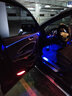 心无止镜车载车内氛围灯LED冷光线汽车内饰灯带APP控制七彩音乐节奏灯爆闪灯条无损改装免接线中控门边 4灯源免穿线款（四车门）5米光纤 实拍图
