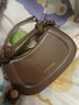 锋上新款小众设计包时尚复古手提马鞍包高级感百搭女士单肩包斜挎包 【棕色】 实拍图