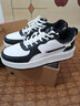 安踏男鞋元年板鞋秋季透气低帮休闲鞋男厚底增高运动轻松滑板鞋潮鞋子 【经典熊猫配色】象牙白/黑-2 40.5 实拍图