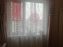 千幔（QUEENMAN） 公主风蕾丝窗纱帘网纱门帘魔术贴免打孔美式田园ins少女白纱帘 1.45米宽波浪边网纱-挂钩式 2.2米高 一片 实拍图